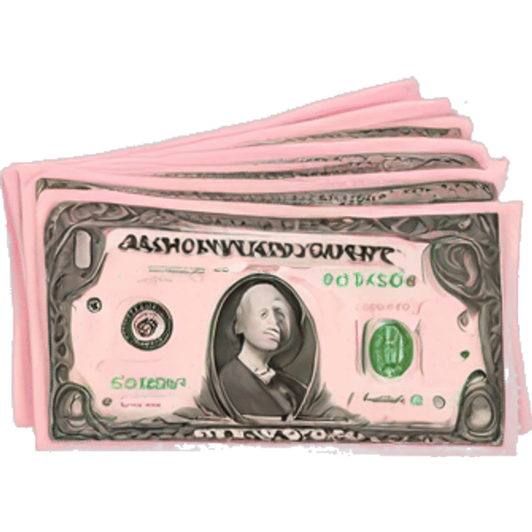 pink money emoji