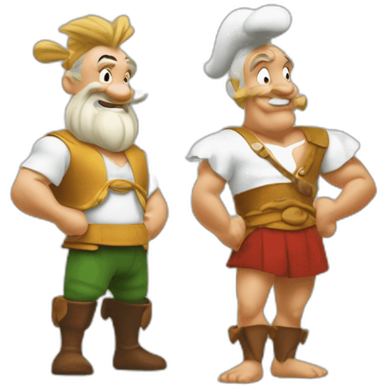 Astérix et obélix emoji