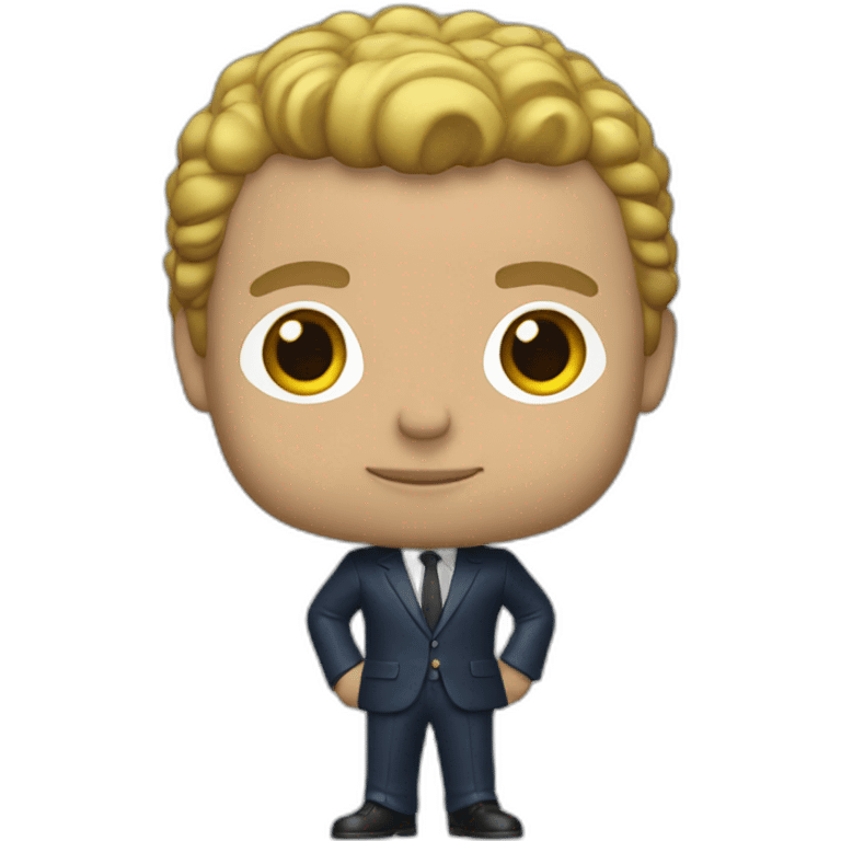 Figurine pop Macron  emoji