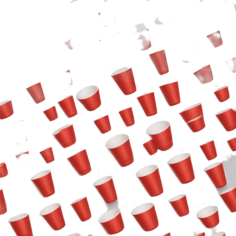 red plastic  cups emoji