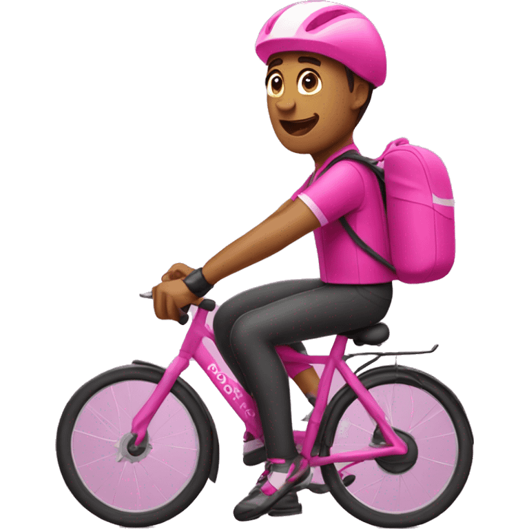 Foodora Guy cycling emoji