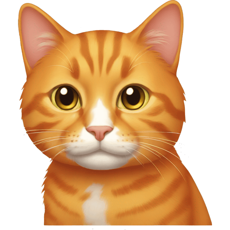 Orange cat cat emoji