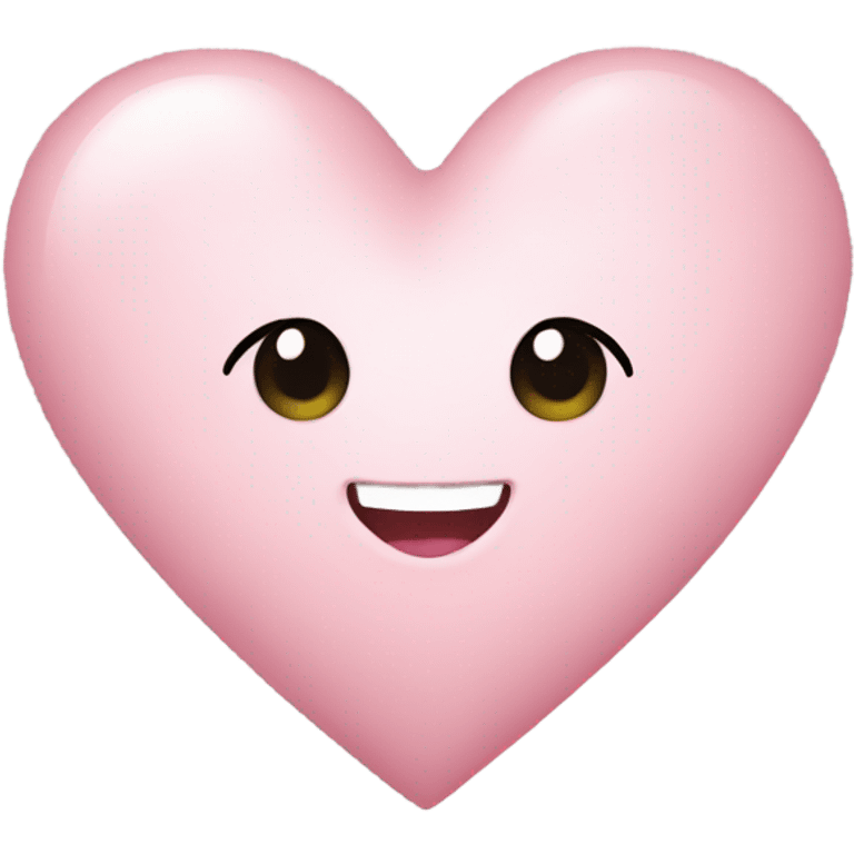 light pink heart emoji