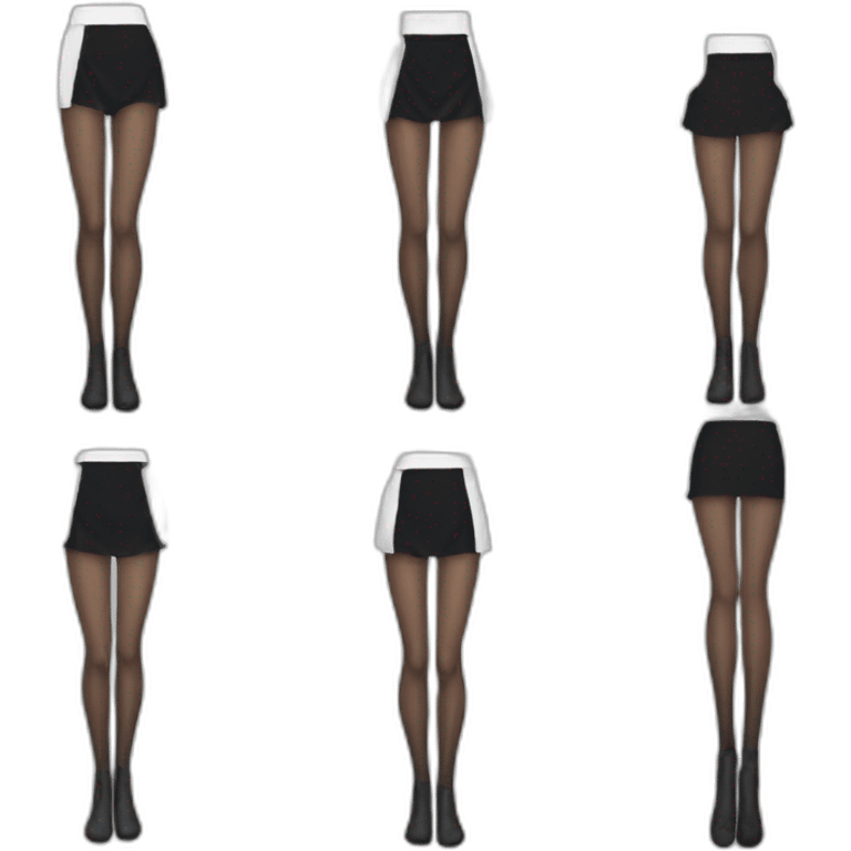 white-knickers-white-stockings-black-skirt emoji