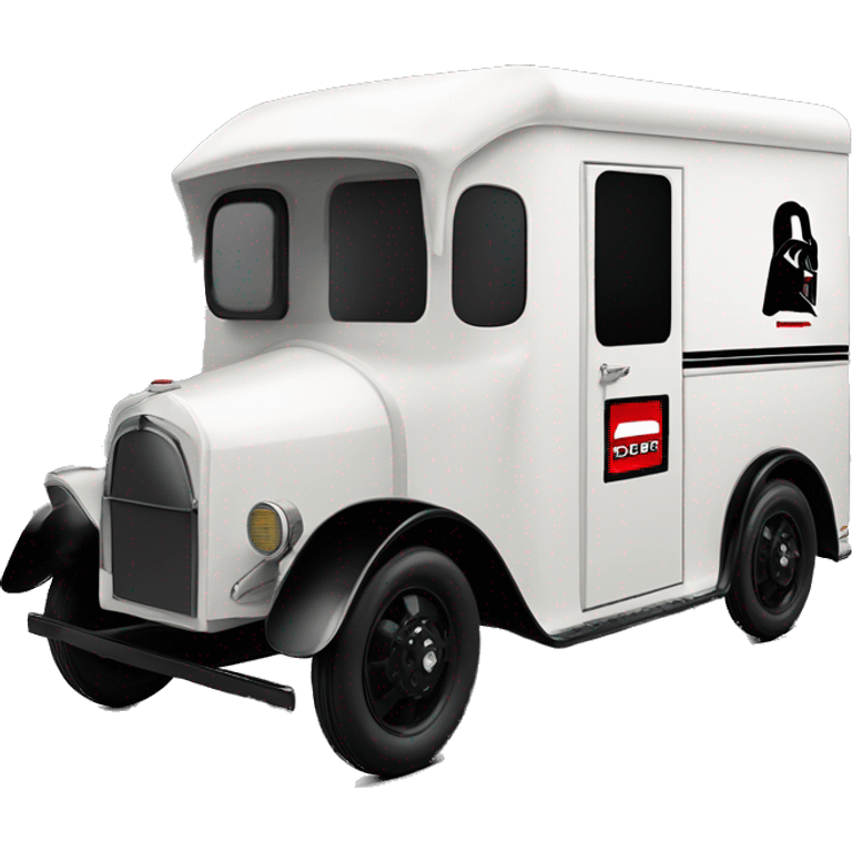 1925 Darth Vader Grumman mail truck emoji