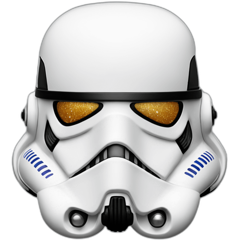 stormtrooper with bavid bowie face makeup emoji