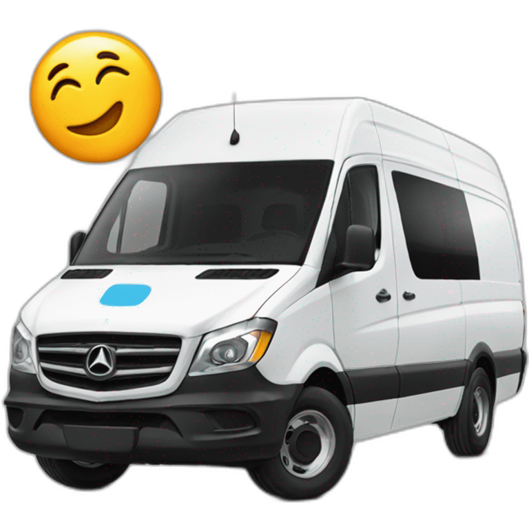 sprinter van WITH AMAZON LOGO emoji