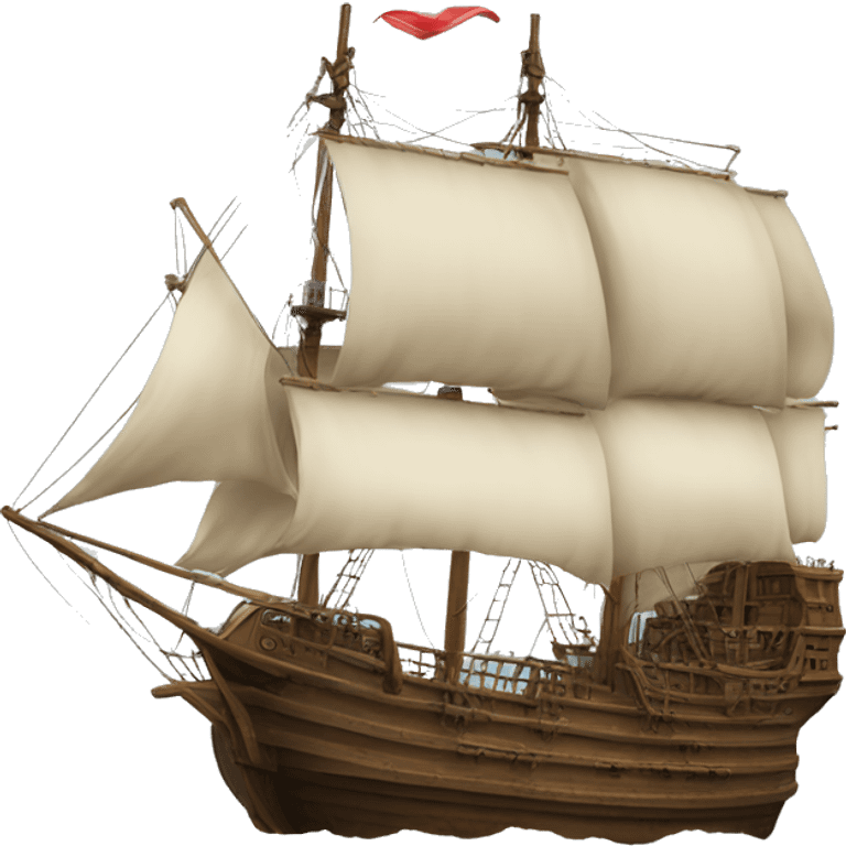 merchant ship XVII century emoji