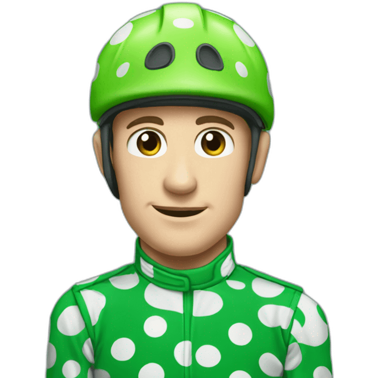 paul townend green polka dot jockey emoji