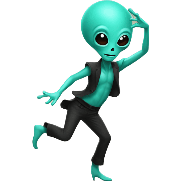 Alien bailando flamenco  emoji