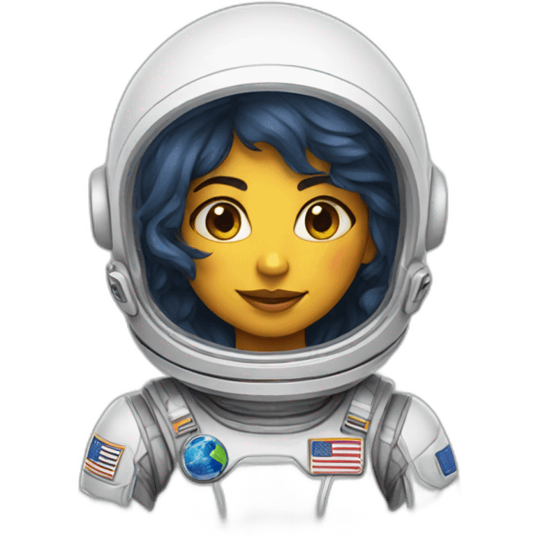 Space girl india emoji