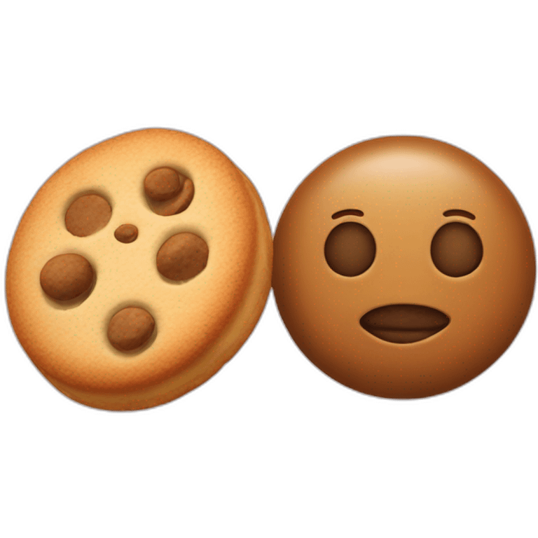 Pepino y galleta emoji