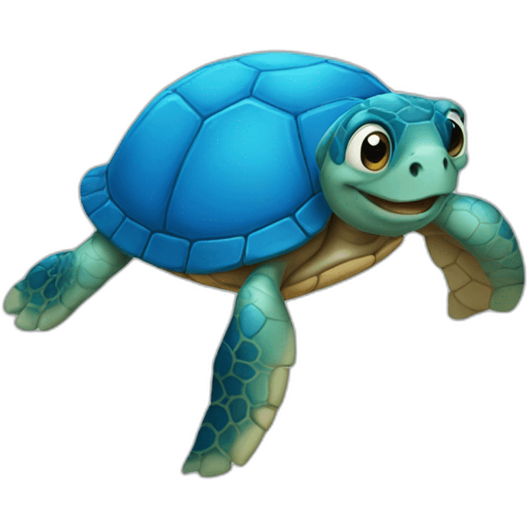 blue turtle  emoji