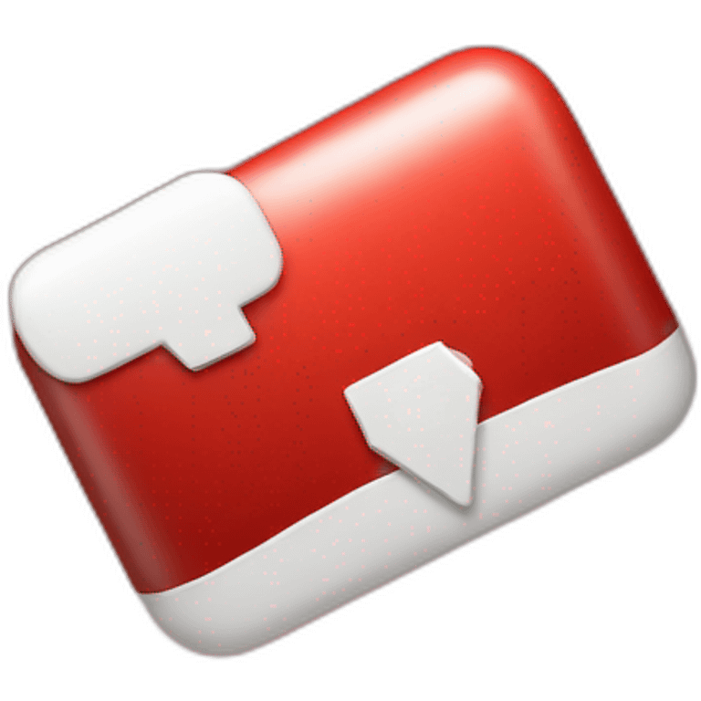 red play button emoji