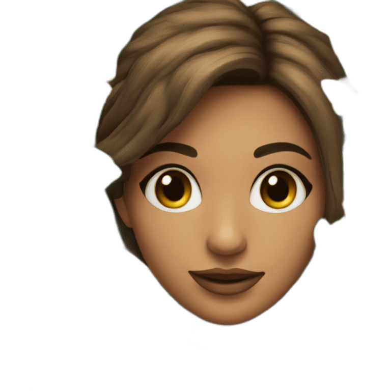 emoji de una chica con rostro de colibrí  emoji