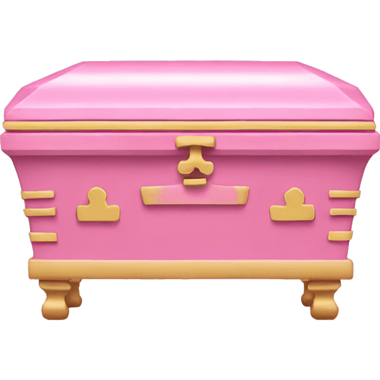 Pink casket emoji