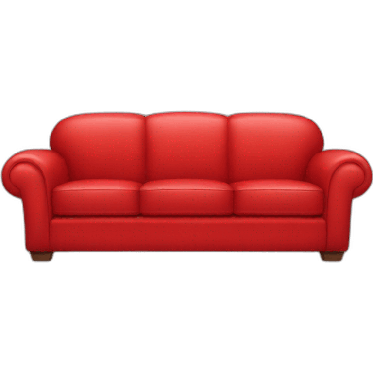 red couch happy emoji