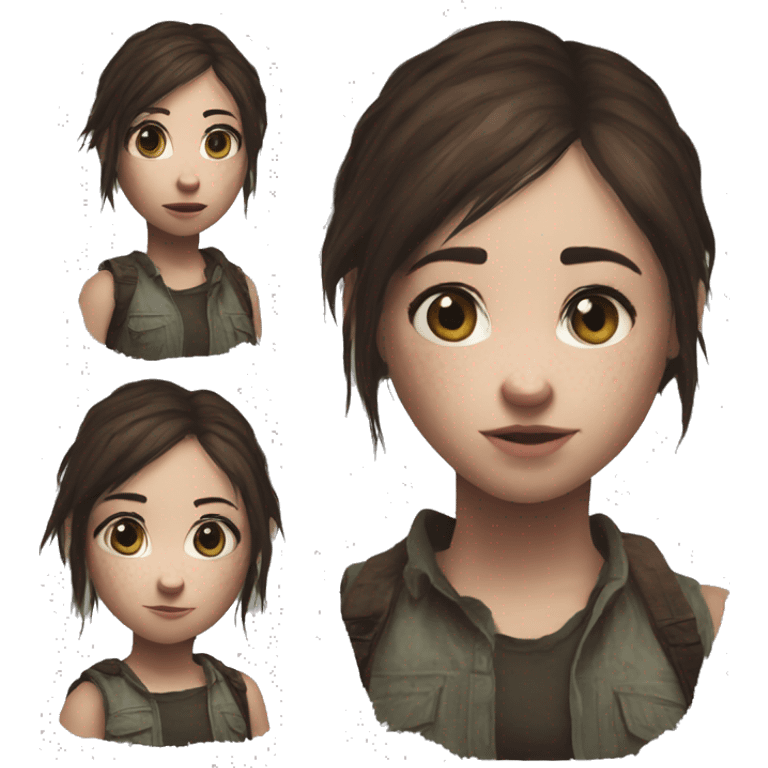 Ellie the last of us Little bit dezoom emoji