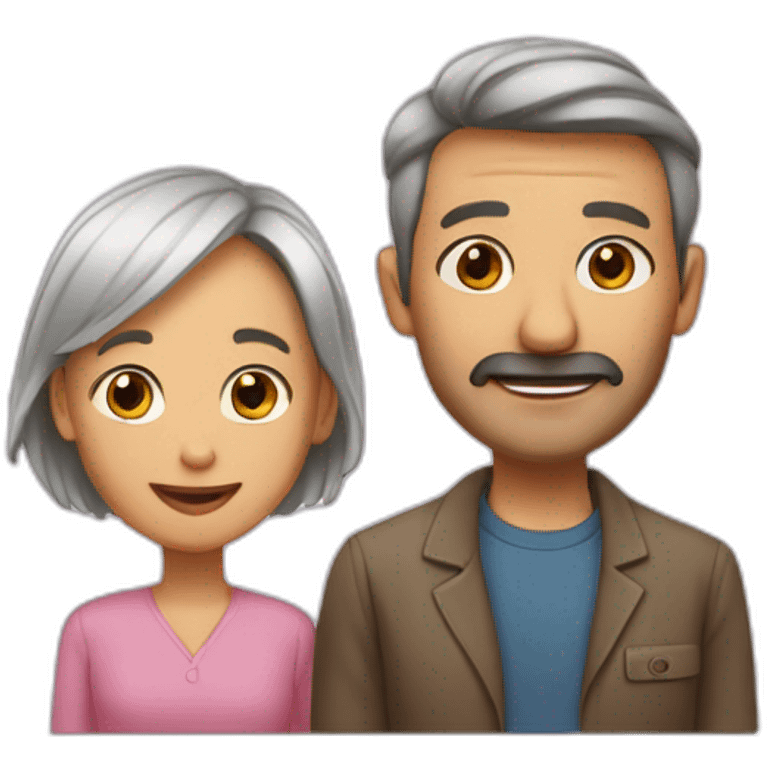 Maman et papa emoji