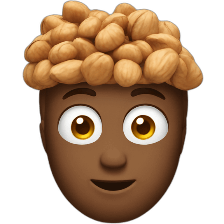 nut on forehead emoji