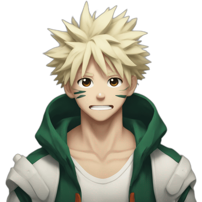 Bakugo my hero academia no smile emoji