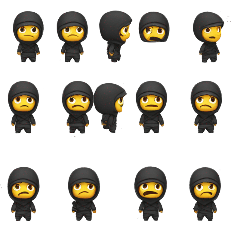 confused ninja emoji