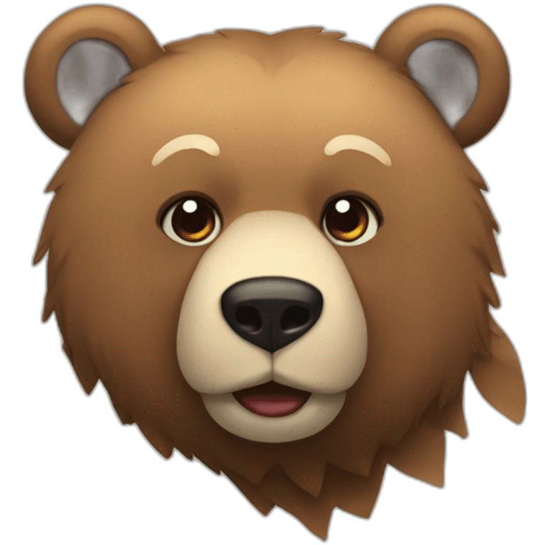 Urso bolado emoji