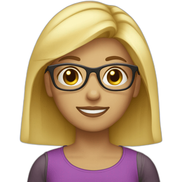 blonde-haired-girl-with-the-glases-What? emoji