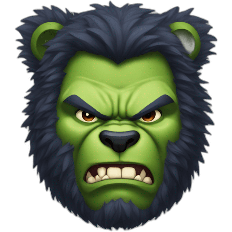 hulk werebear emoji