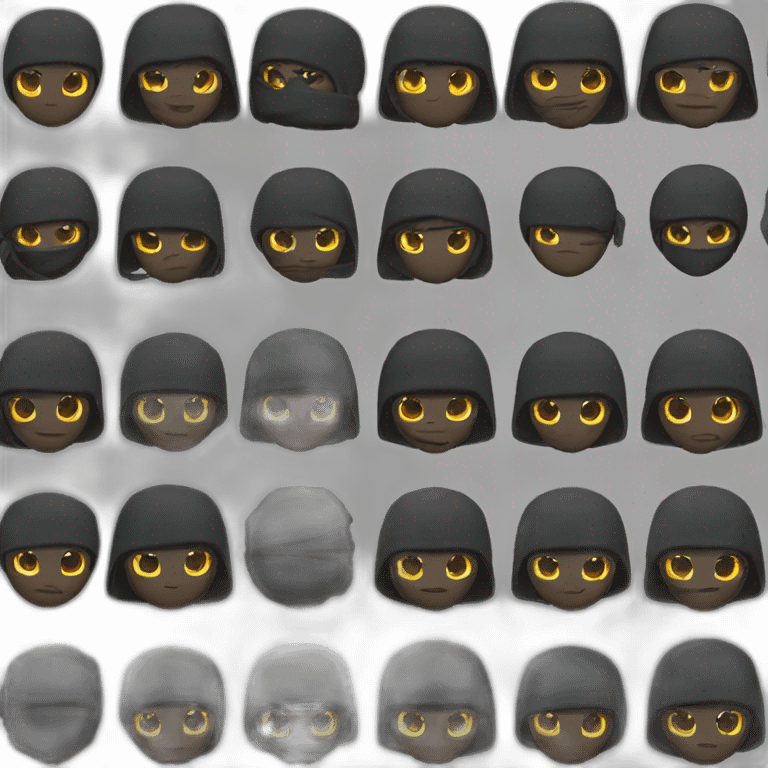 Ninja black emoji