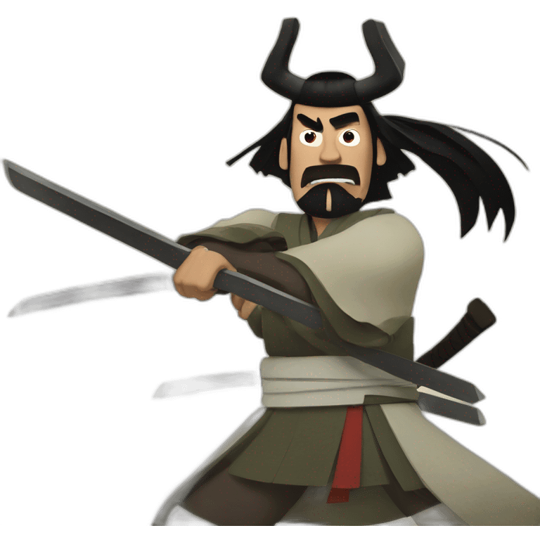 samurai jack cartoon emoji