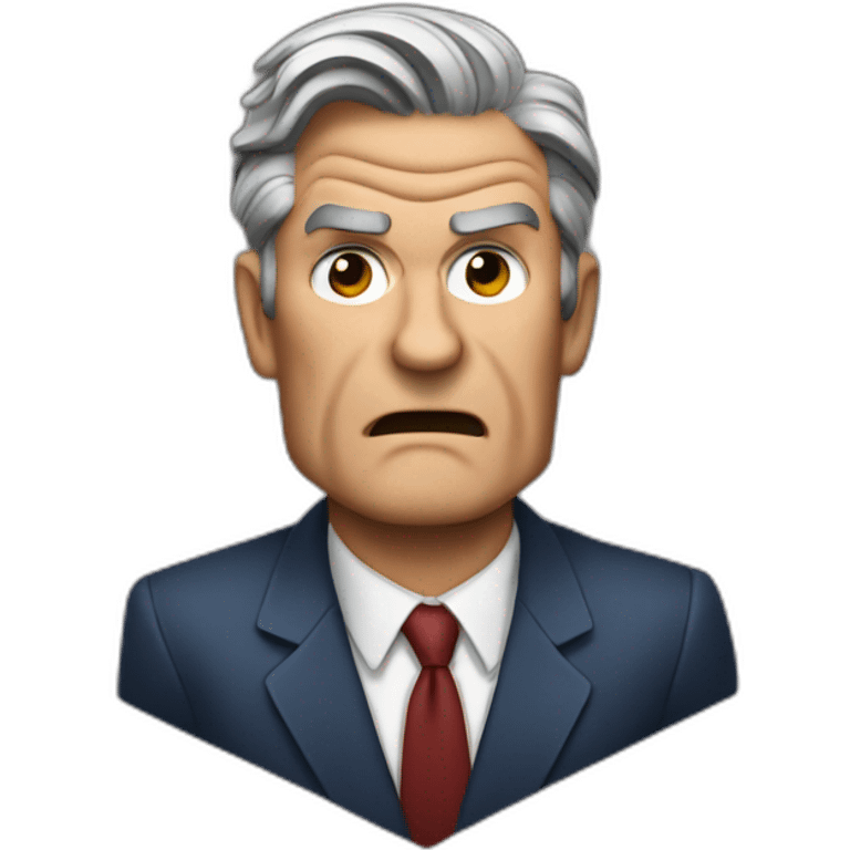 Jerome powell, angry, waving hand emoji