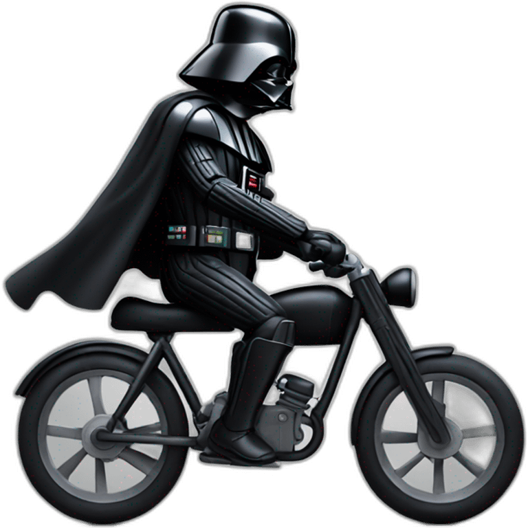 darth-vader on bike emoji