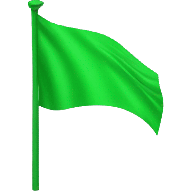 Green flag emoji