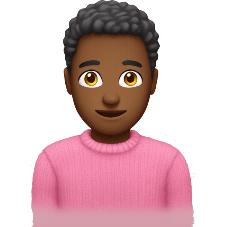 Pink sweater  emoji