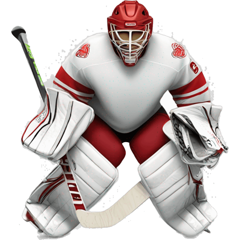 Hockey goalie emoji