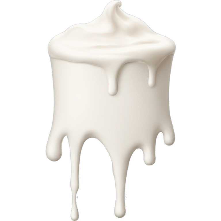 Dripping milk emoji