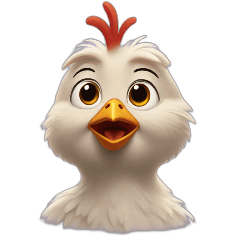 chicken little emoji