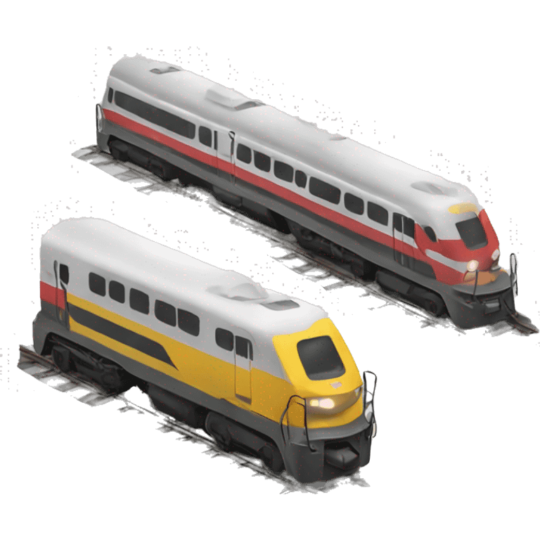 Train and train emoji