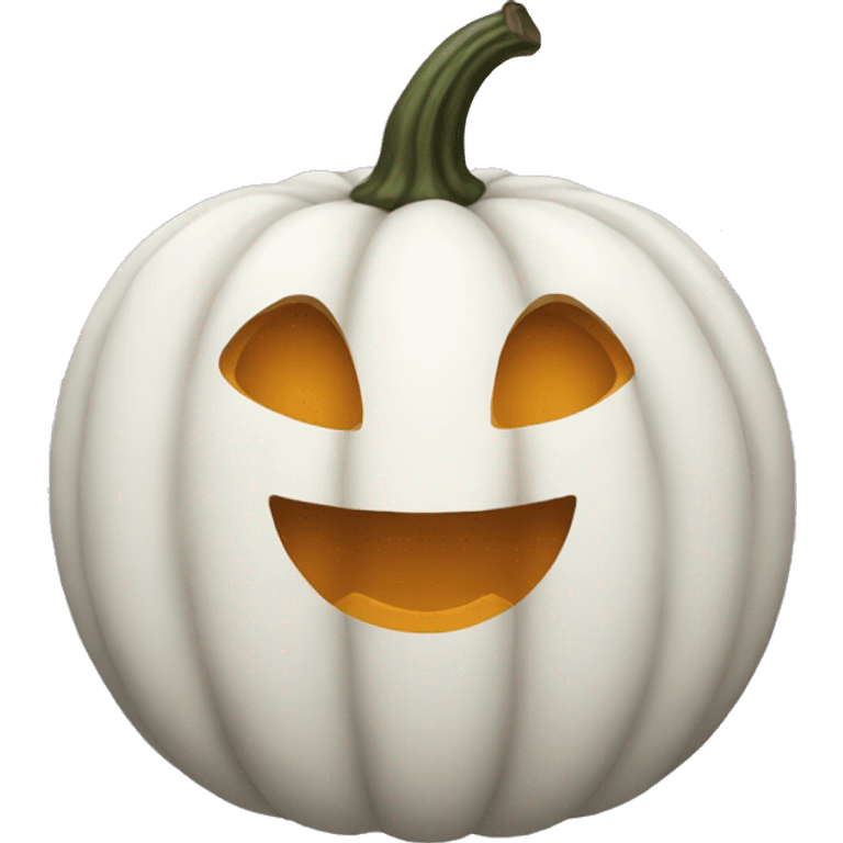 White pumpkin  emoji