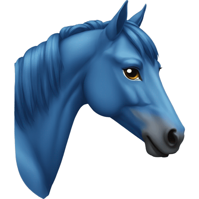 blue horse emoji