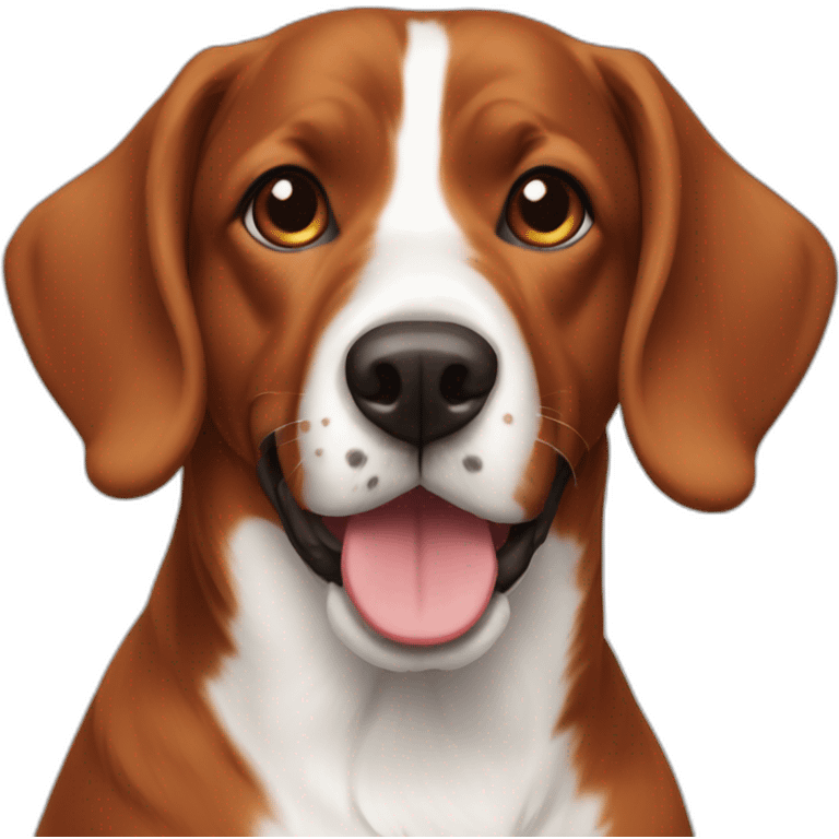 Tru color Brittany dog emoji