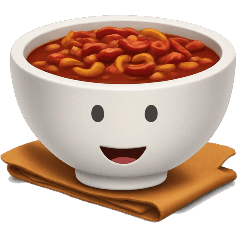 A bowl of chili emoji