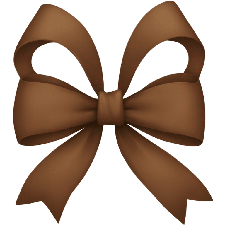 Brown bow emoji