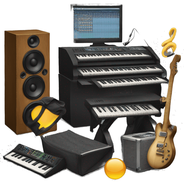 music studio emoji