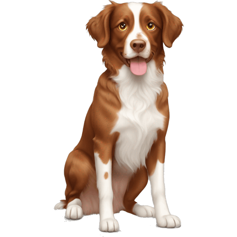 Light brown Brittany Spaniel/australian shepherd  emoji