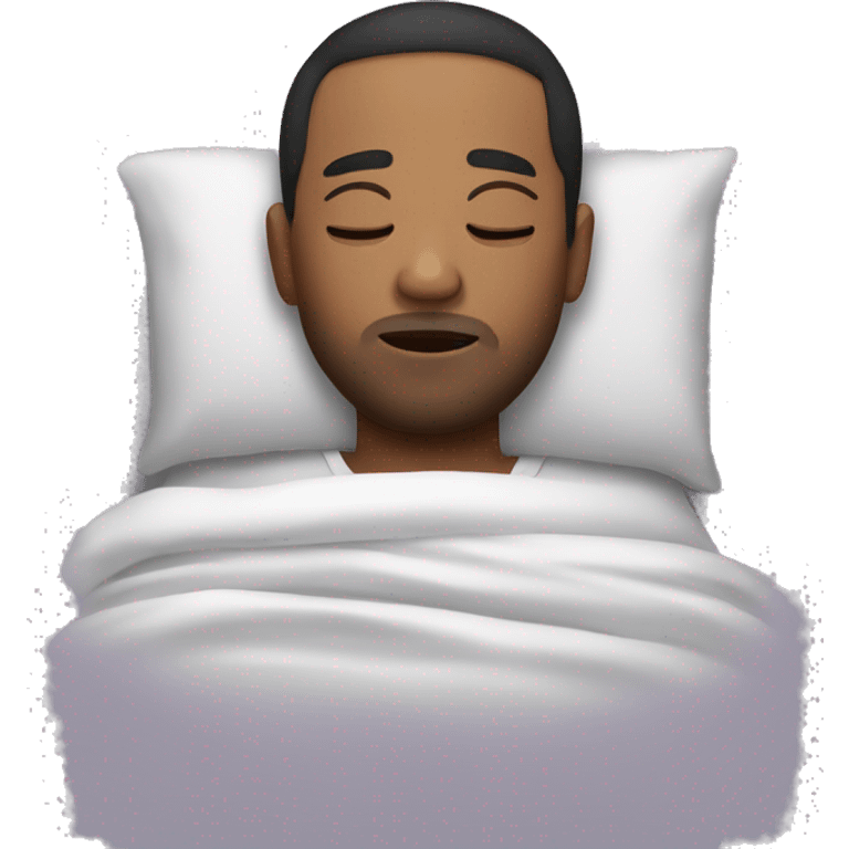 Me sleeping in bed emoji