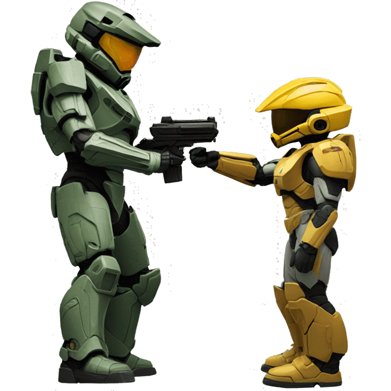 Master chief vs convenant emoji