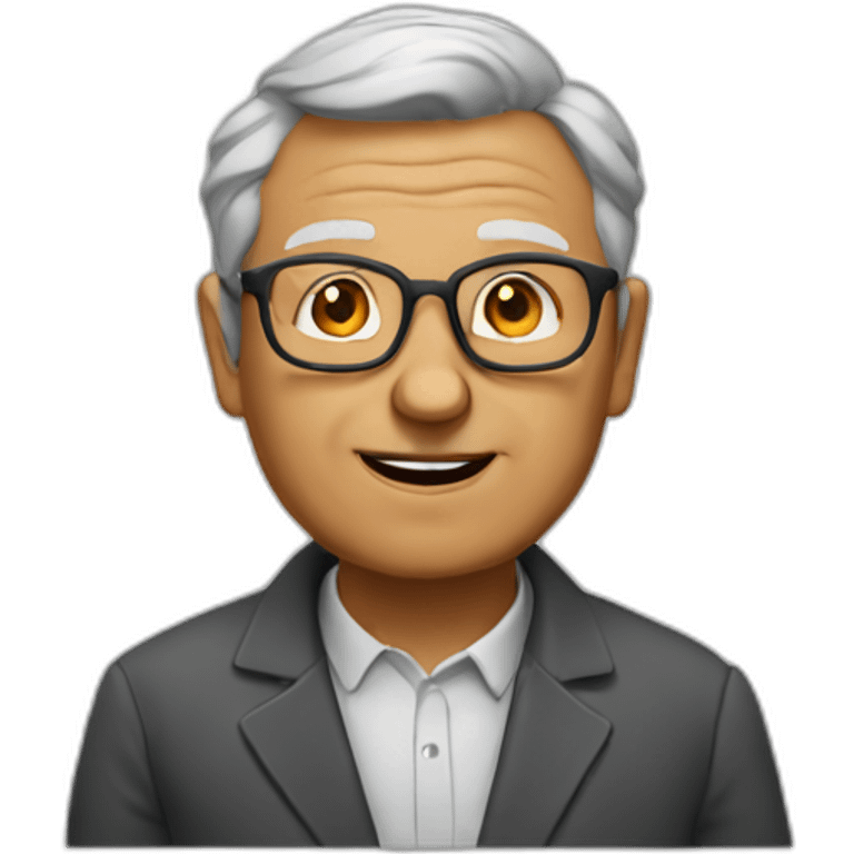 heavyset older teacher emoji