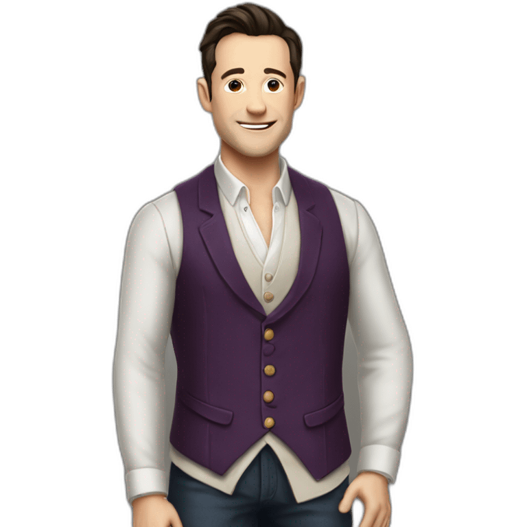 Joseph Gordon-Levitt waistcoat emoji